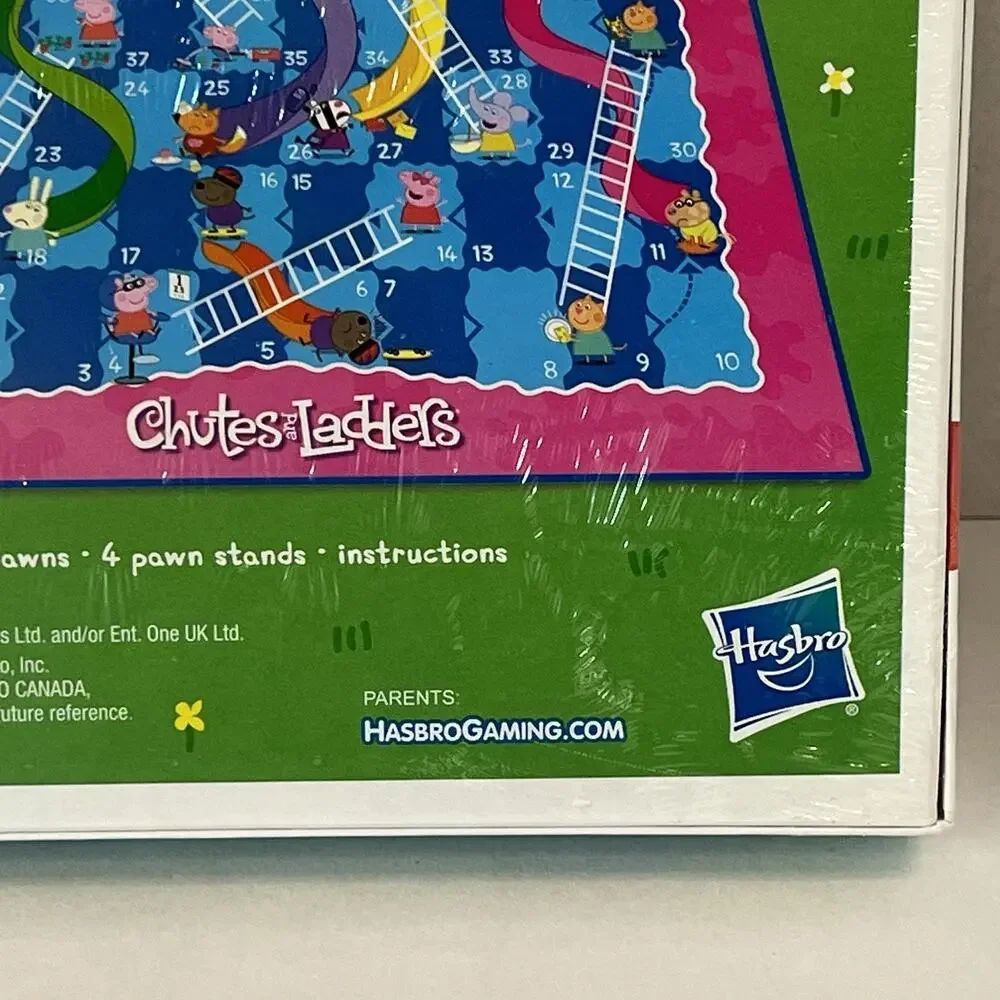 Hasbro Peppa Pig Chutes and Ladders Board‎ Game F2927 New Sealed Preschool Toy